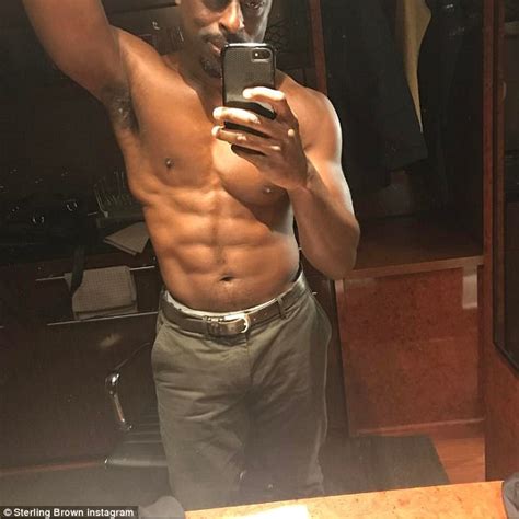 STERLING K. BROWN Nude .